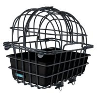 Dierenfietsmand Around Luna XL incl. Around fix system - mat zwart