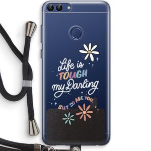 Tough Life: Huawei P Smart (2018) Transparant Hoesje met koord
