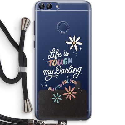 Tough Life: Huawei P Smart (2018) Transparant Hoesje met koord