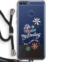 Tough Life: Huawei P Smart (2018) Transparant Hoesje met koord