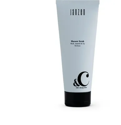 JANZEN x &C douchescrub musk, jasmine & joy 200 ml