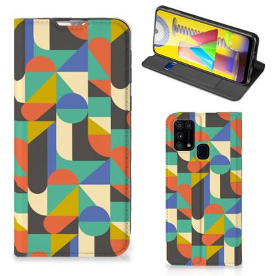 Samsung Galaxy M31 | Hoesje met Magneet | Funky Retro