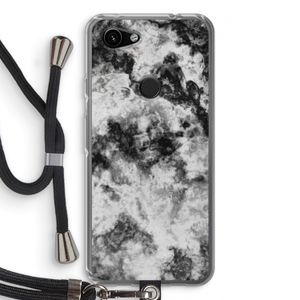 Onweer: Pixel 3a Transparant Hoesje met koord