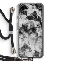 Onweer: Pixel 3a Transparant Hoesje met koord