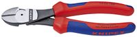 Knipex Kracht-zijsnijtang zwart geatramenteerd met meer-componentengrepen 140 mm - 7402140