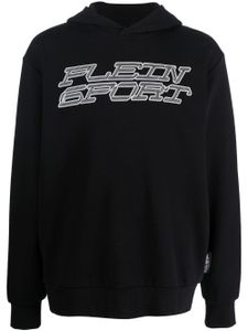 Plein Sport hoodie à logo imprimé Tiger - Noir