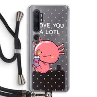 Love You A Lotl: Xiaomi Mi Note 10 Pro Transparant Hoesje met koord