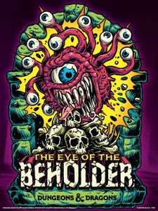 Dungeons & Dragons Beholder Art Print 30x40cm