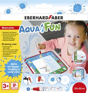 Eberhard Faber EF-524130 Tekenmat Aquafun 32x32cm Incl. 1 Waterstift