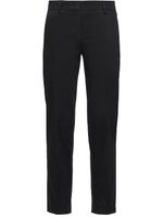 Prada pantalon de costume crop - Noir - thumbnail