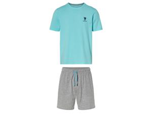 LIVERGY Heren pyjama (L (52/54), Blauw/grijs)