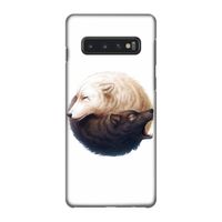 Yin Yang Wolves: Samsung Galaxy S10 4G Volledig Geprint Hoesje