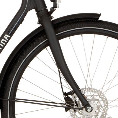 Cortina voorvork e-foss mm diamond black matt