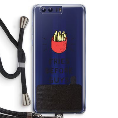 Fries before guys: Honor 9 Transparant Hoesje met koord