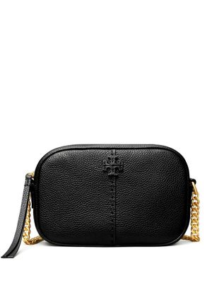 Tory Burch sac à bandoulière McGraw en cuir - Noir
