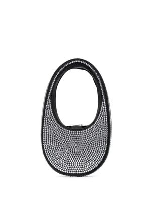 Coperni mini sac à main Swipe à strass - Noir