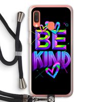 Be Kind: Samsung Galaxy A20e Transparant Hoesje met koord
