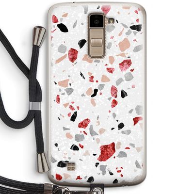 Terrazzo N°12: LG K10 (2016) Transparant Hoesje met koord