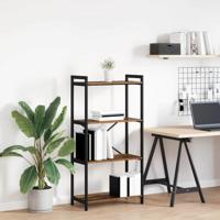 Boekenkast Oud hout 60 x 30 x 118 cm Bewerkt hout