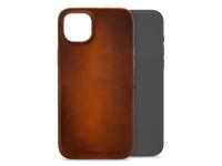 Mobilize Mobilize Magsafe Compatible Premium Leather Case Apple iPhone 15 Plus Burned Cognac