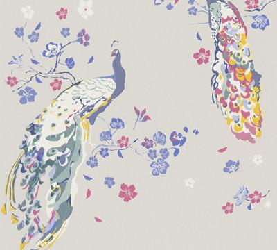 Livingwalls House of Turnowsky - Grijs - Floral - 389064