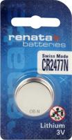 Renata CR2477N lithium 3V batterij (met rand)