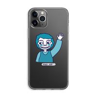 Zwaai: iPhone 11 Pro Max Transparant Hoesje