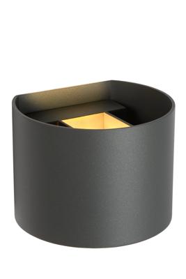 Lucide XIO - Wandlamp - LED Dimb. - G9 - 1x3,5W 2700K - Verstelbare stralingshoek - Grijs