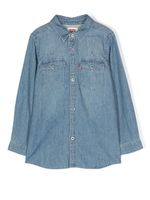 Levi's Kids chemise en jean à poche poitrine - Bleu