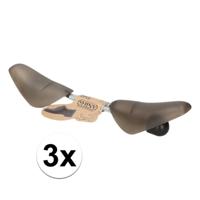 Storage Solutions schoenspanners - 6x stuks - grijs - metalen veer - kunststof - maat 37 tot 48