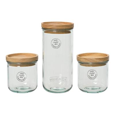 Set van 3 Potjes EDM 869702 Transparant