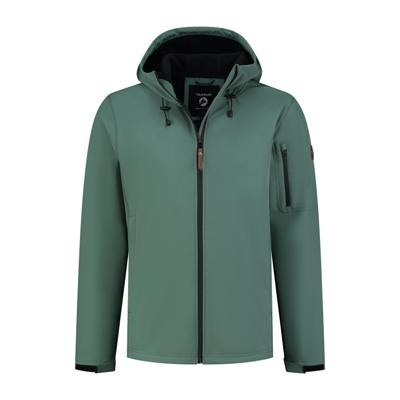 Travelin' Men - Softshell jacket - Groen - Maat XXL