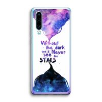 Stars quote: Huawei P30 Transparant Hoesje