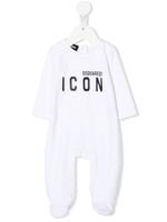 DSQUARED2 KIDS pyjama à logo imprimé - Blanc