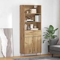 Hoge kast Artisan Eiken 69,5 x 32,5 x 180 cm Bewerkt hout