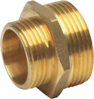 Meister Messing Dubbele Nippel 1 1/4X1&apos;&apos; W - WU9922450