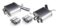 Remus uitlaat passend voor BMW 5 Serie F10 535i - Zilver / Schuin 0899100500LR004683CSR