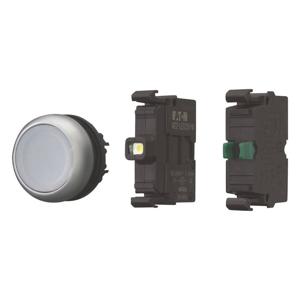 Eaton 110931 M22-DL-W-K10LED-BVP Verlichte druktoets Kunststof frontring 1 stuk(s)