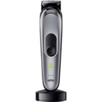 Braun MGK7420 10in1 Baardtrimmer, Tondeuse, Bodygroomer, Oor- en neushaartrimmer, Precisietrimmer, Scheerapparaat Afspoelbaar Grijs, Zwart