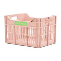 Urban Proof Junior Fietskrat 15 liter Gerecycled Kunststof Pastel Pink Urban Proof Junior Fietskrat 15 liter Gerecycled Kunststof Pastel Pink