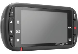 Kenwood DRV-A301W dashcam Full HD Zwart Wi-Fi