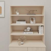 Opzetkast HAMAR 90x30x100 cm massief grenenhout honingbruin