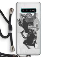 House: Samsung Galaxy S10 Plus Transparant Hoesje met koord