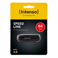 Intenso Speed Line USB flash drive 64 GB USB Type-A 3.2 Gen 1 (3.1 Gen 1) Zwart - thumbnail