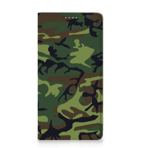 Samsung Galaxy A54 Hoesje met Magneet Army Dark