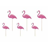 Flamingo thema hapjes cocktailprikkers - 18x stuks - kaasprikkertjes - Tropisch Hawaii sfeer Flamingo thema hapjes cocktailprikkers - 18x stuks - kaasprikkertjes - Tropisch Hawaii sfeer