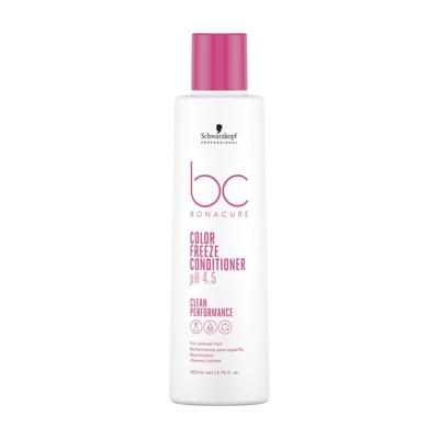 Schwarzkopf BonaCure Clean Performance Color Freeze Conditioner pH 4.5 200ml | Voor Conditioner zonder siliconen