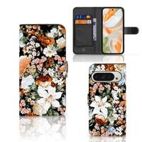 Hoesje voor Google Pixel 9 | 9 Pro Dark Flowers