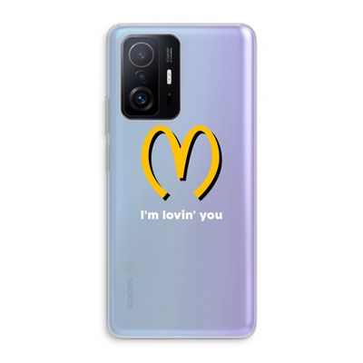 I'm lovin' you: Xiaomi 11T Pro Transparant Hoesje