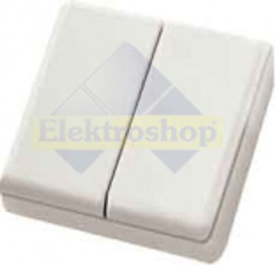 Eltako-Funk mini-handzender zilvergrijs glanzend batterijloos draadloos 4 kanaals